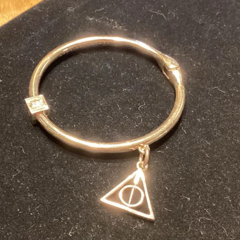 Ashley Bridge Brand Goldtone Harry Potter Hinged Bracelet